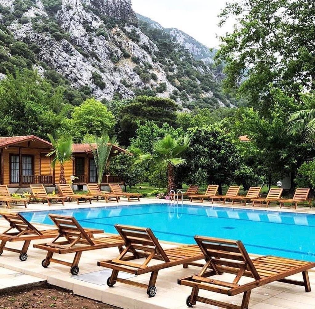 Dolunay Apart Hotel Çıralı Exteriör bild